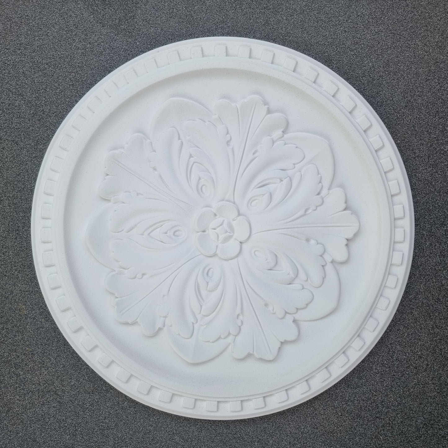 K12 Ceiling Rose Premium 42 cm Large - Floral Ceiling Medallion for Light Fittings & Chandeliers