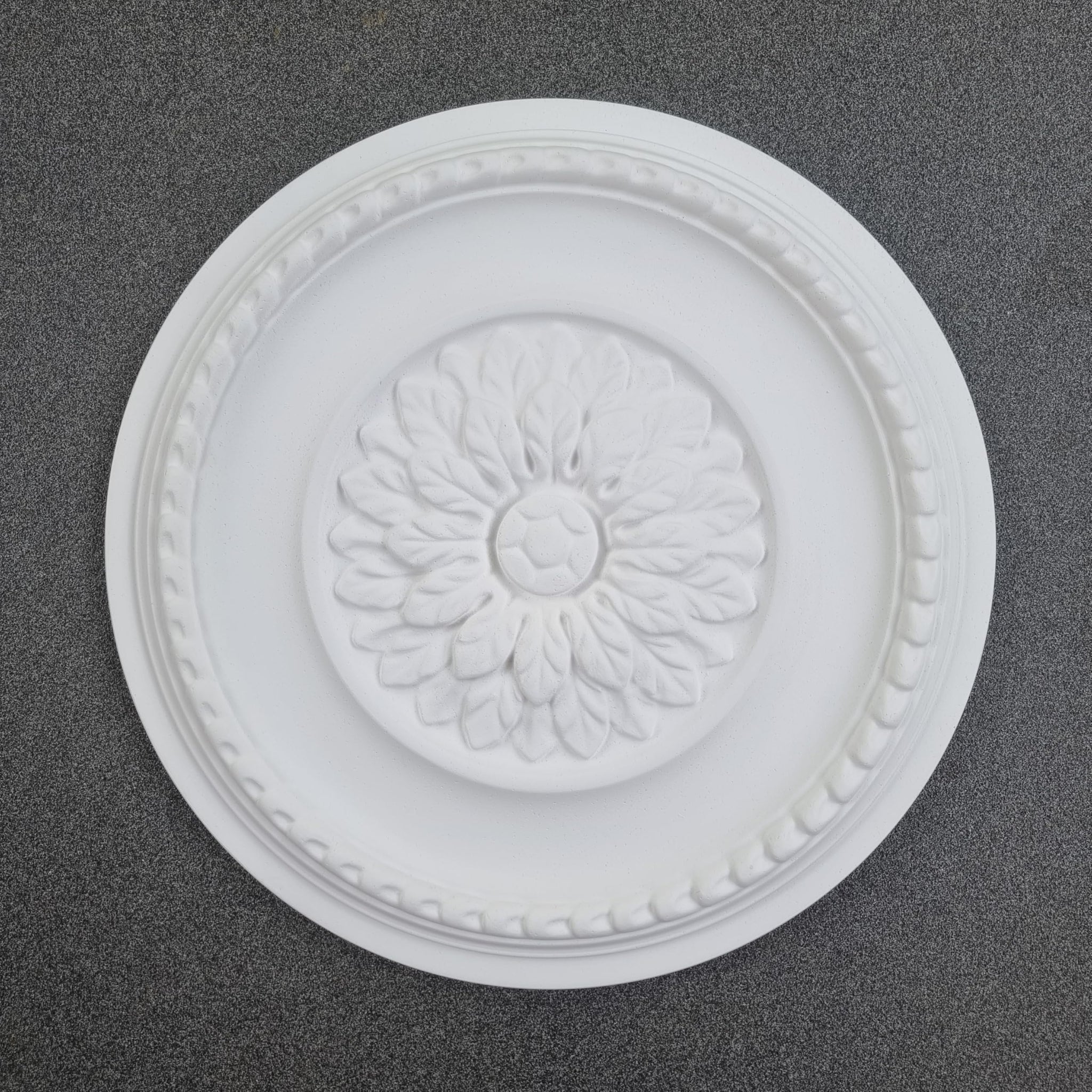 K10 Ceiling Rose Premium 41 cm Large - Floral Ceiling Medallion for Light Fittings & Chandeliers