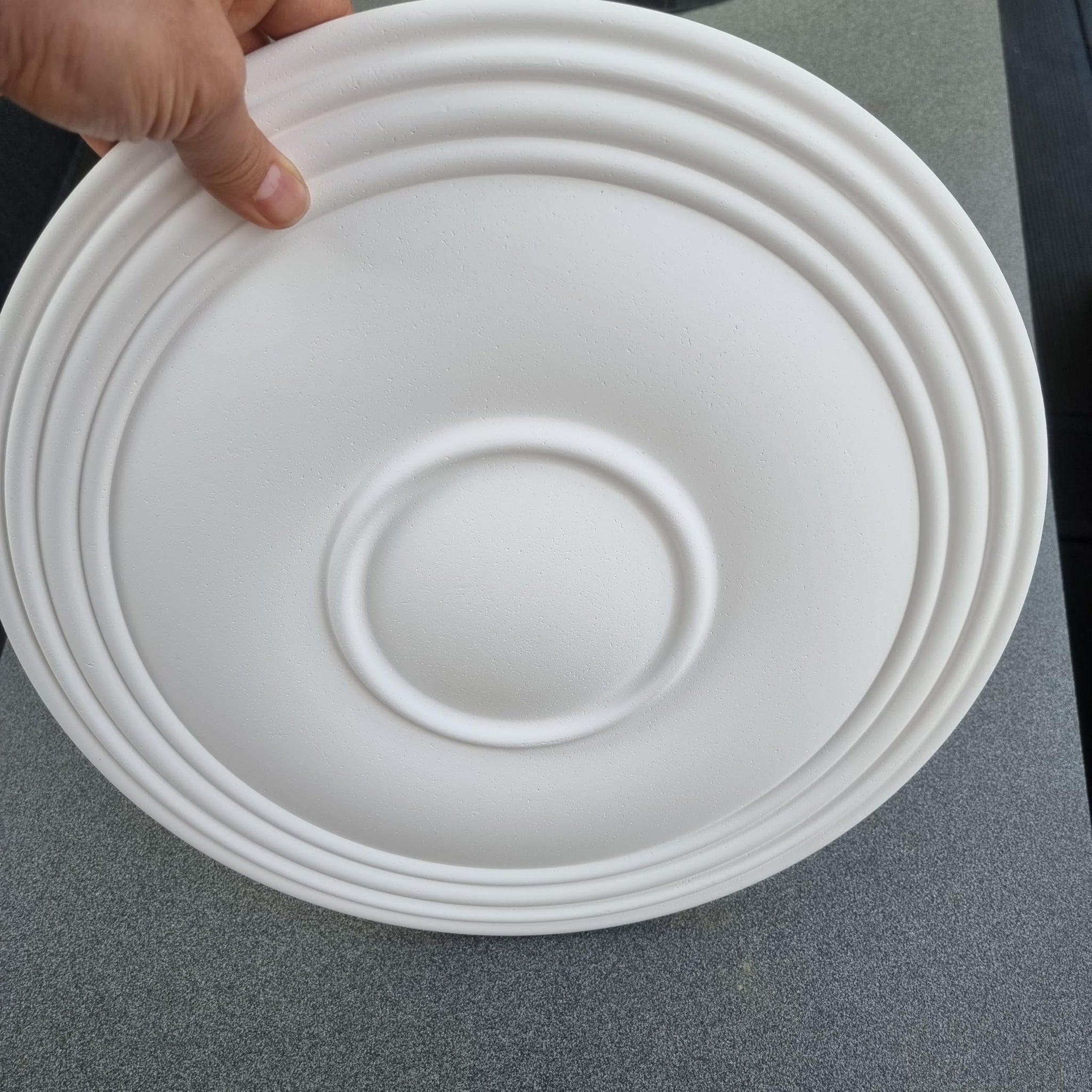 K27 Ceiling Rose Premium 42 cm Large - Classic Ceiling Medallion for Light Fittings & Chandeliers