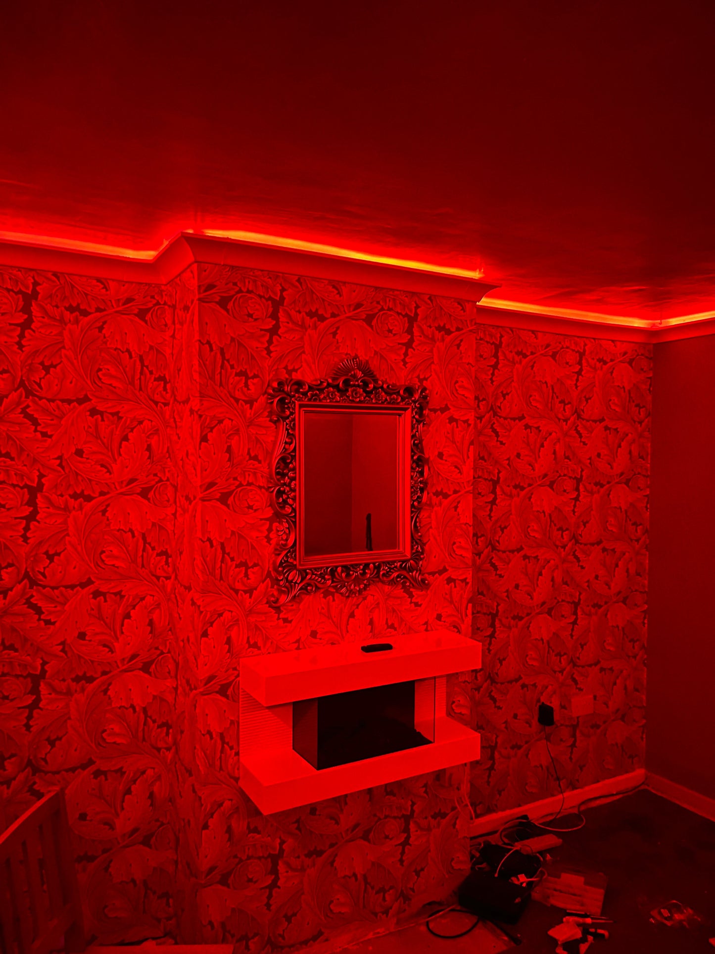 Plaster-Coated LED Uplighting Coving SH11A 65mm x 65mm | Premium Uplight Cornice