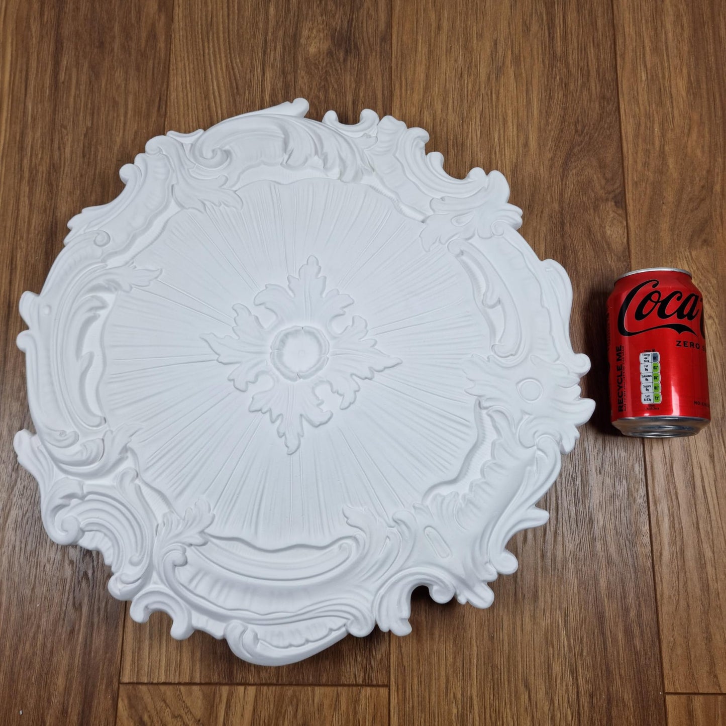 K13 Ceiling Rose Premium 43 cm Medium - Floral Ceiling Medallion for Light Fittings & Chandeliers