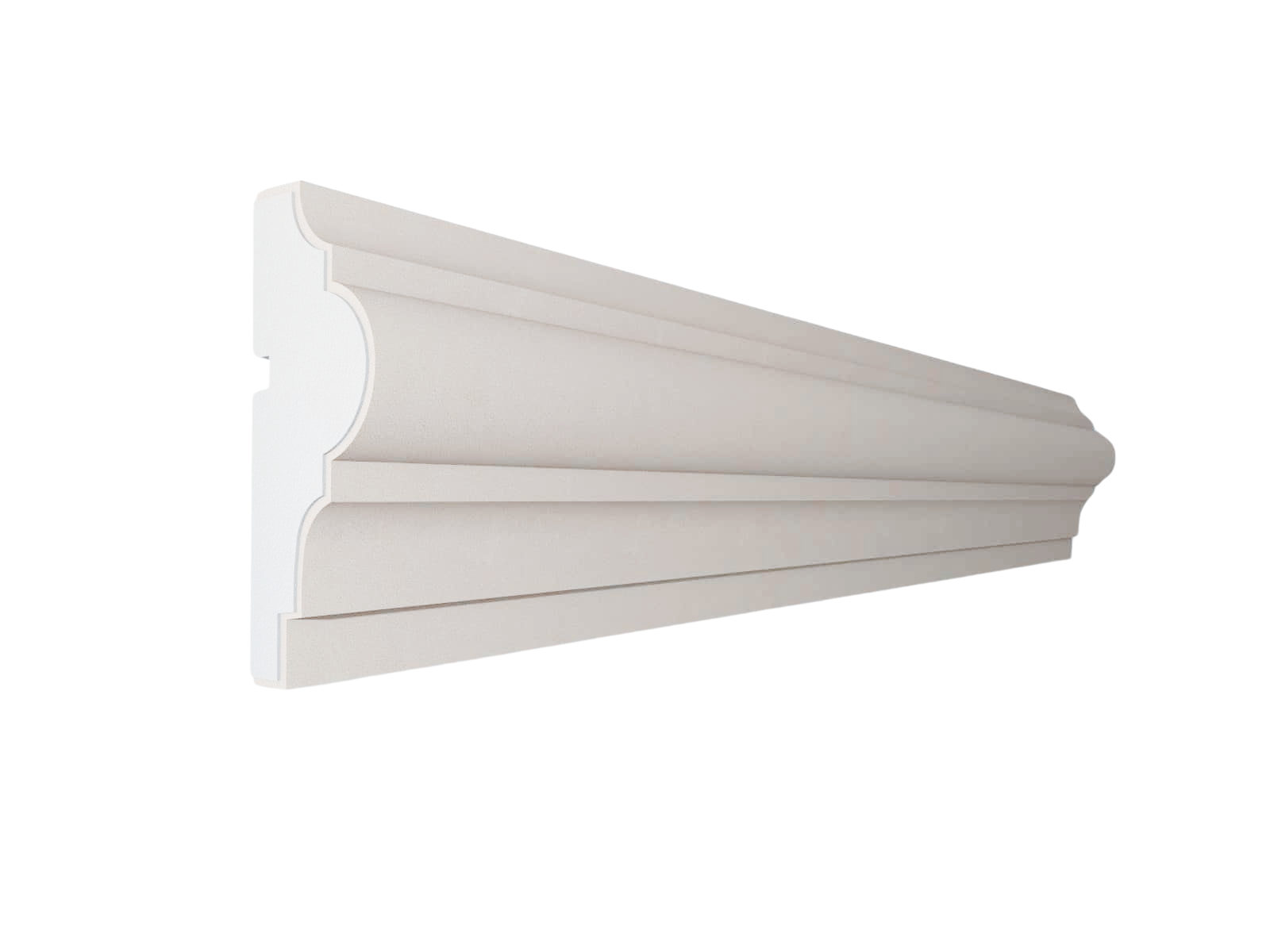 Window Frame Cornice Plaster Coated EPS O-23 22mm x 60mm