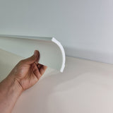 Polystyrene Coving for Wall Ceiling  HL100 68mm x 60mm Lightweight XPS
