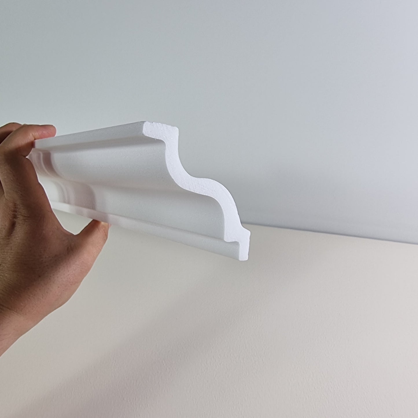 Polystyrene Coving for Wall Ceiling HL90 70x70mm Lightweight XPS