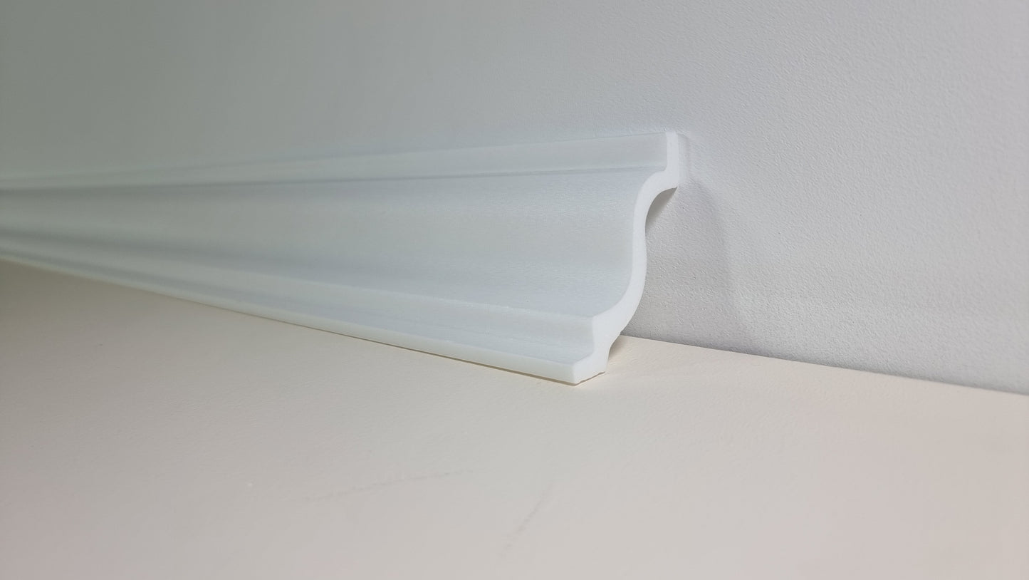 Polystyrene Coving for Wall Ceiling HL90 70x70mm Lightweight XPS