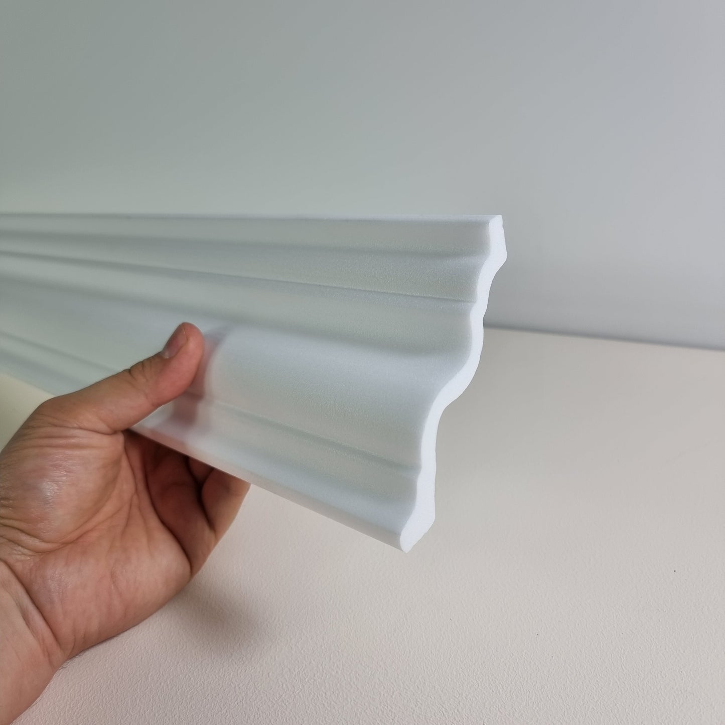 Polystyrene Coving for Wall Ceiling HL65 82mm x 75mm Lightweight XPS