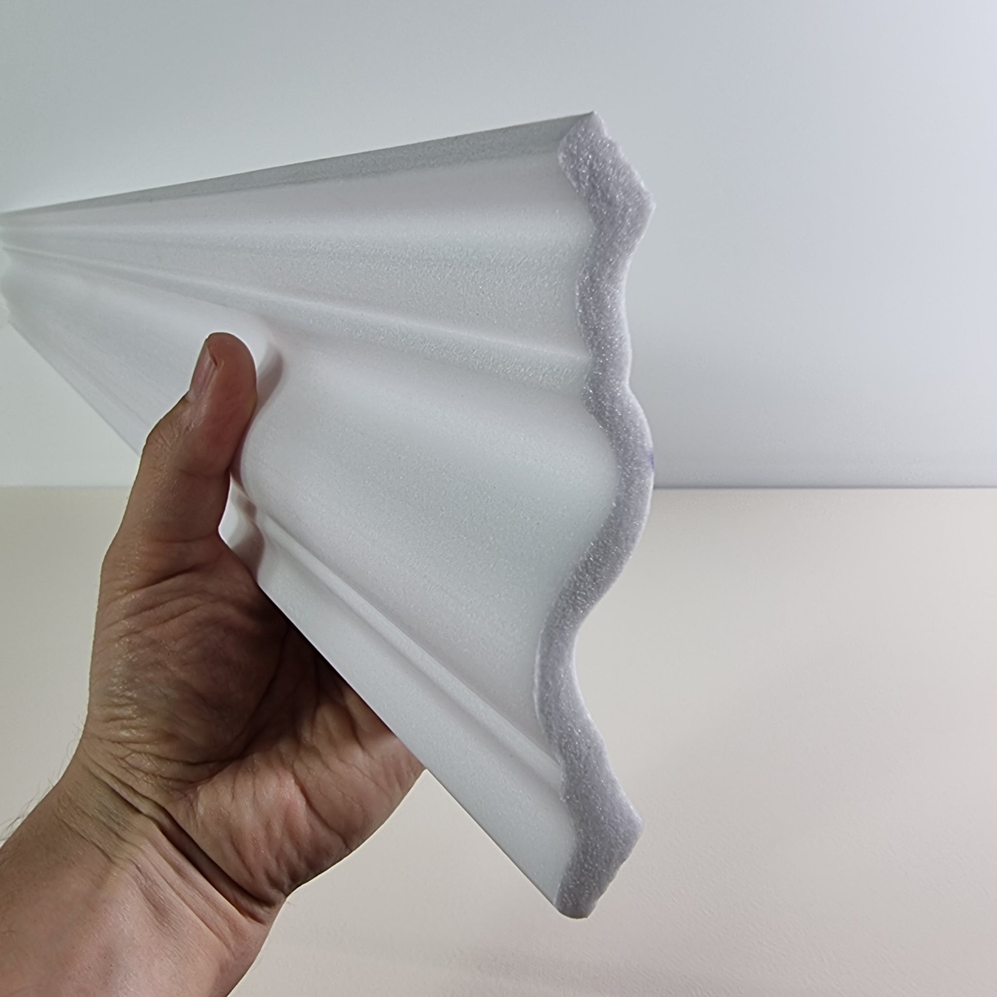 Polystyrene Coving for Wall Ceiling HL65 82mm x 75mm Lightweight XPS