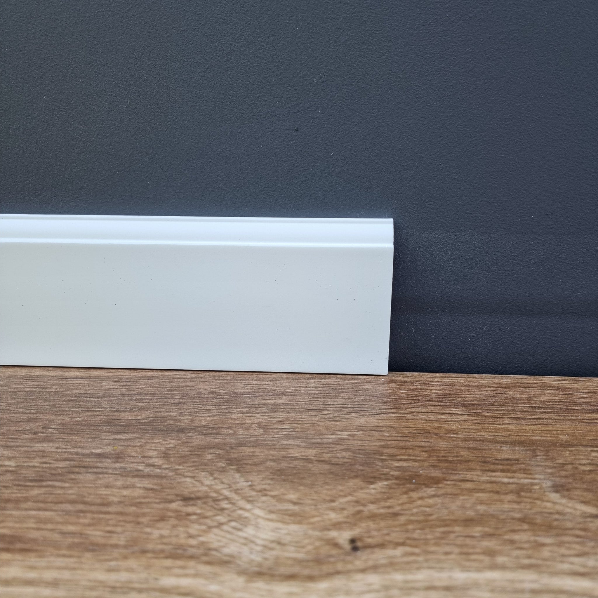 Skirting Board Trim H08P size 11mm x 80mm x 2 Meters | Water-Resistant, Durable & Paint-Ready