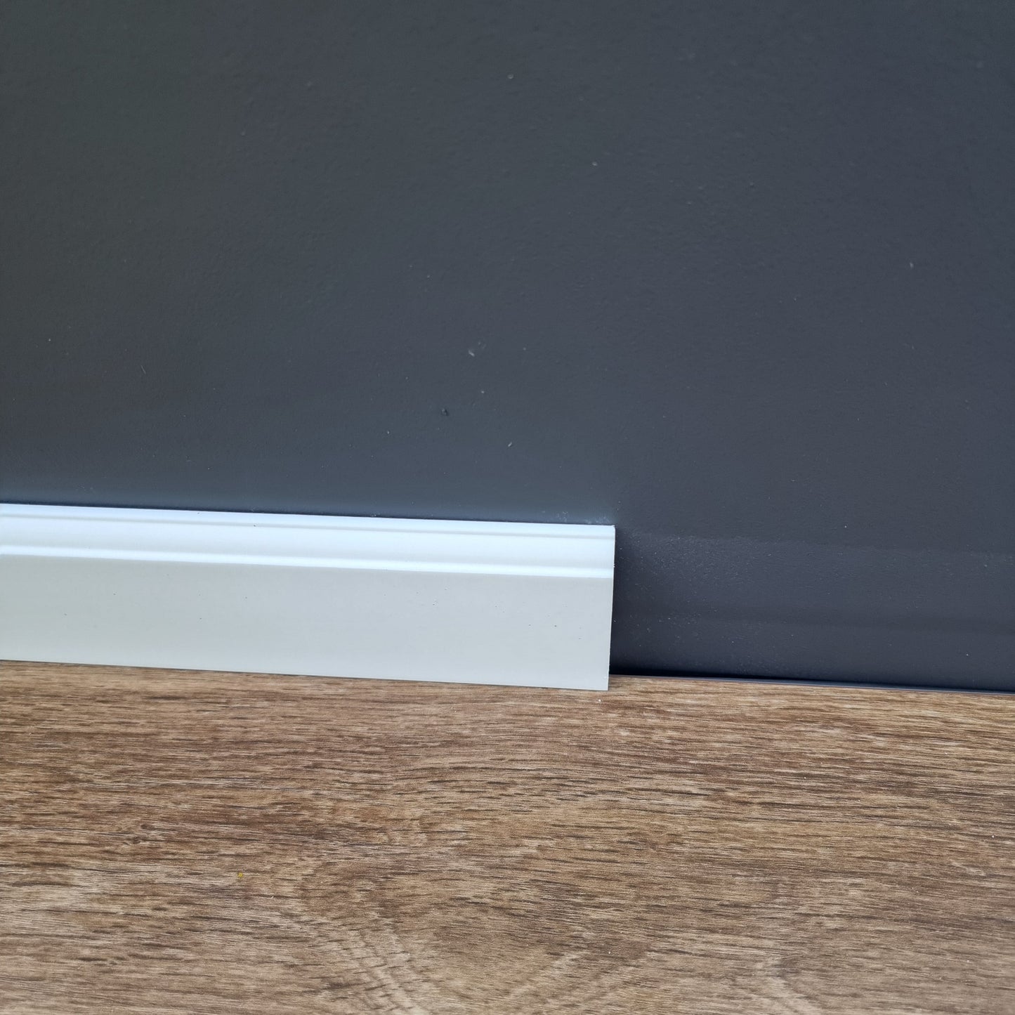 Skirting Board Trim H08P size 11mm x 80mm x 2 Meters | Water-Resistant, Durable & Paint-Ready