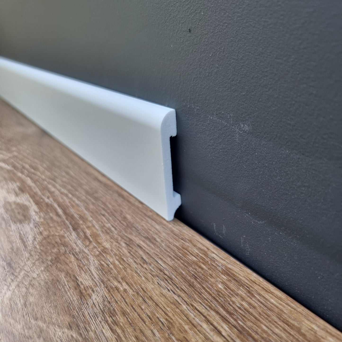 Skirting Board Trim H17P size 13mm x 78mm  x 2 Meters | Water-Resistant, Durable & Paint-Ready