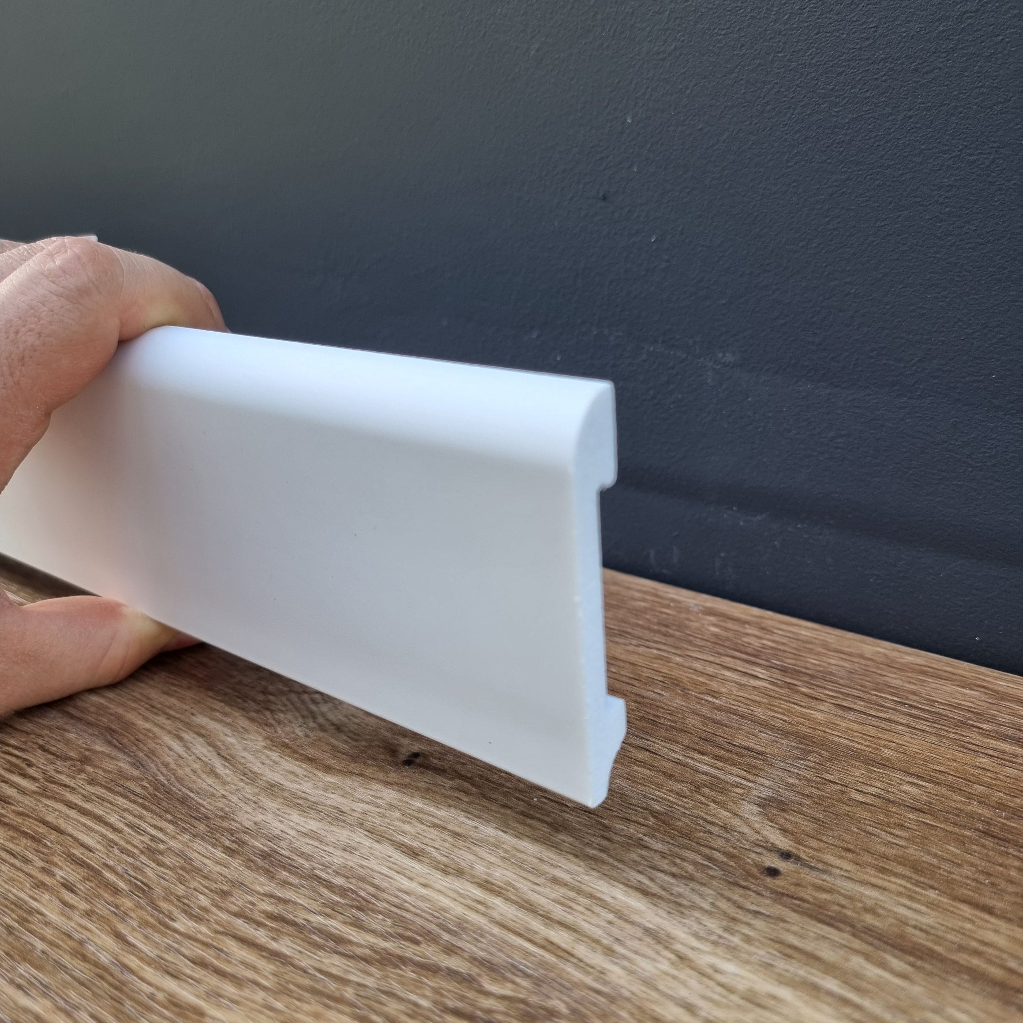Skirting Board Trim H17P size 13mm x 78mm  x 2 Meters | Water-Resistant, Durable & Paint-Ready