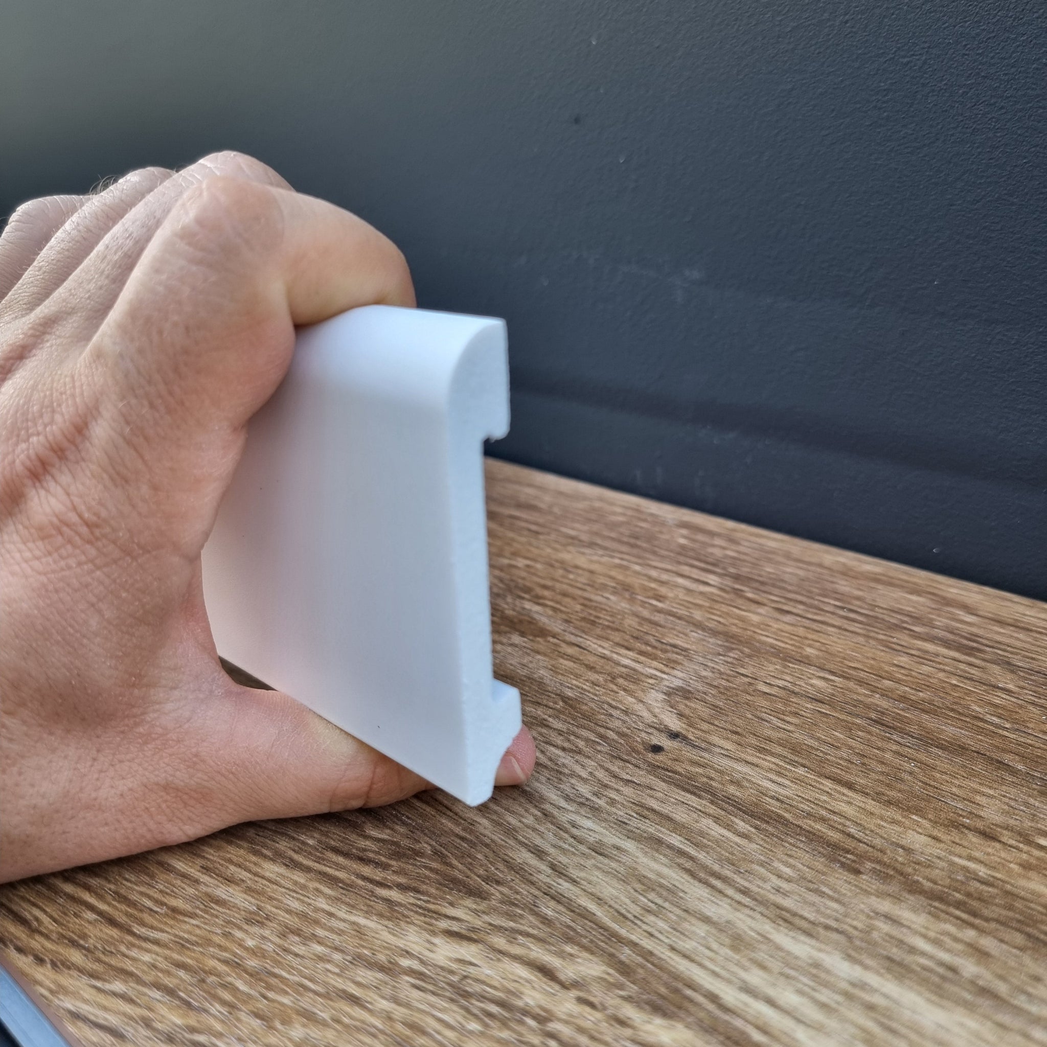 Skirting Board Trim H17P size 13mm x 78mm  x 2 Meters | Water-Resistant, Durable & Paint-Ready