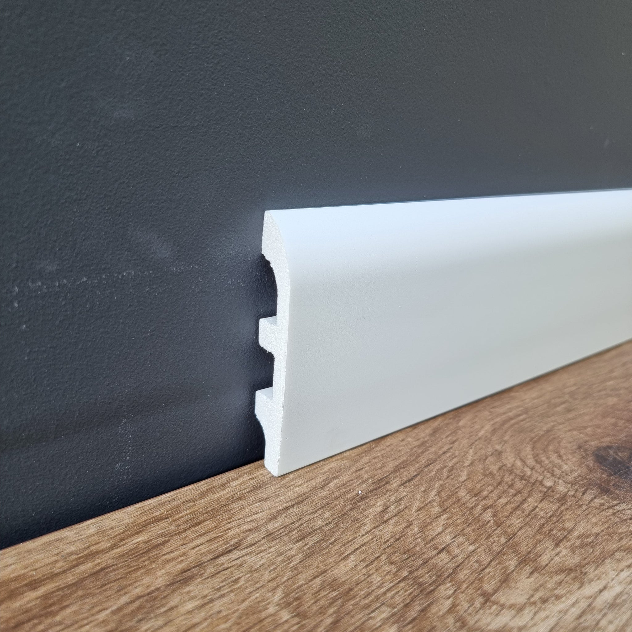 Skirting Board Trim H12P size 17,7mm x 98mm x 2 Meters | Water-Resistant, Durable & Paint-Ready