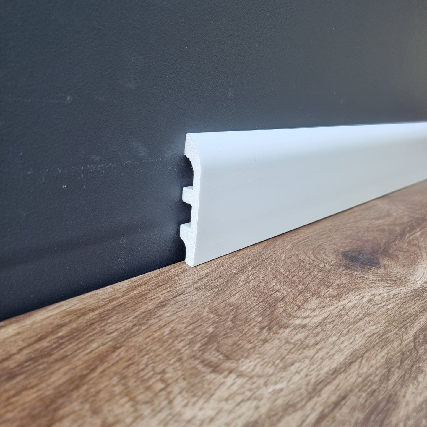 Skirting Board Trim H12P size 17,7mm x 98mm x 2 Meters | Water-Resistant, Durable & Paint-Ready