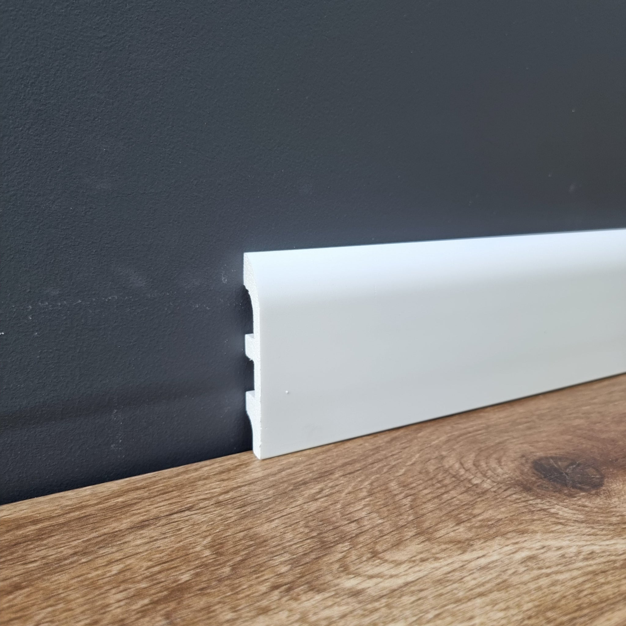 Skirting Board Trim H12P size 17,7mm x 98mm x 2 Meters | Water-Resistant, Durable & Paint-Ready