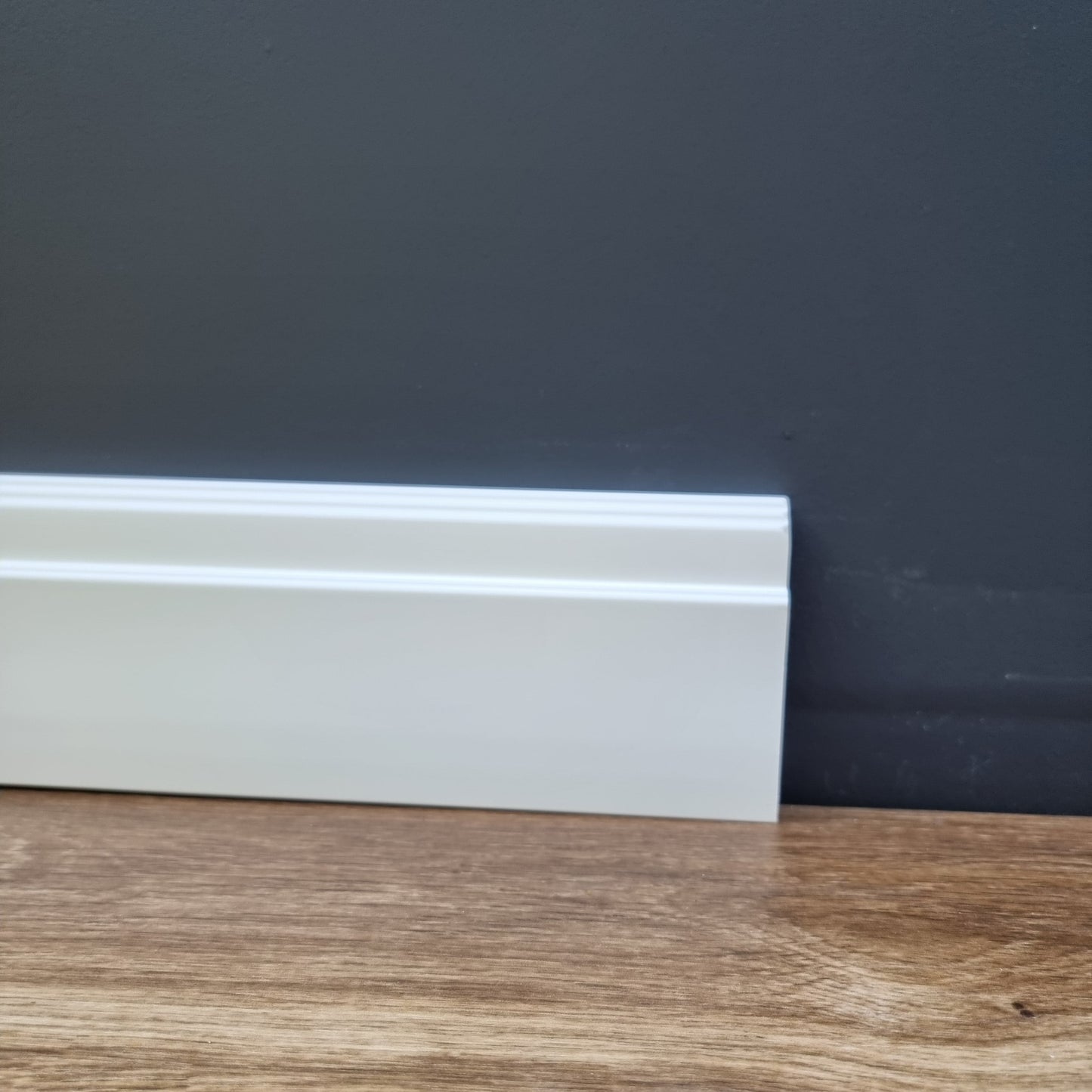 Skirting Board Trim H13P size 22mm x 103mm x 2 Meters  | Water-Resistant, Durable & Paint-Ready