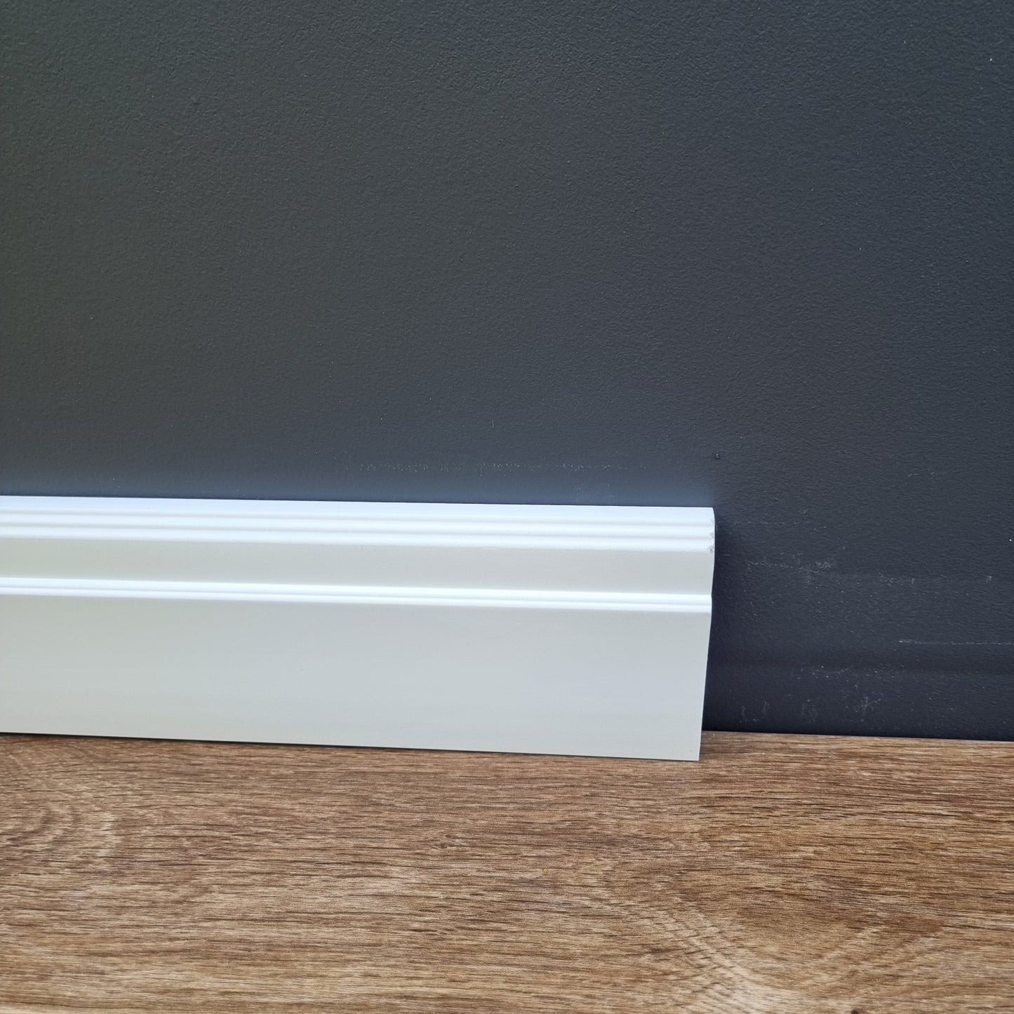 Skirting Board Trim H13P size 22mm x 103mm x 2 Meters  | Water-Resistant, Durable & Paint-Ready