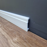 Skirting Board Trim H13P size 22mm x 103mm x 2 Meters  | Water-Resistant, Durable & Paint-Ready