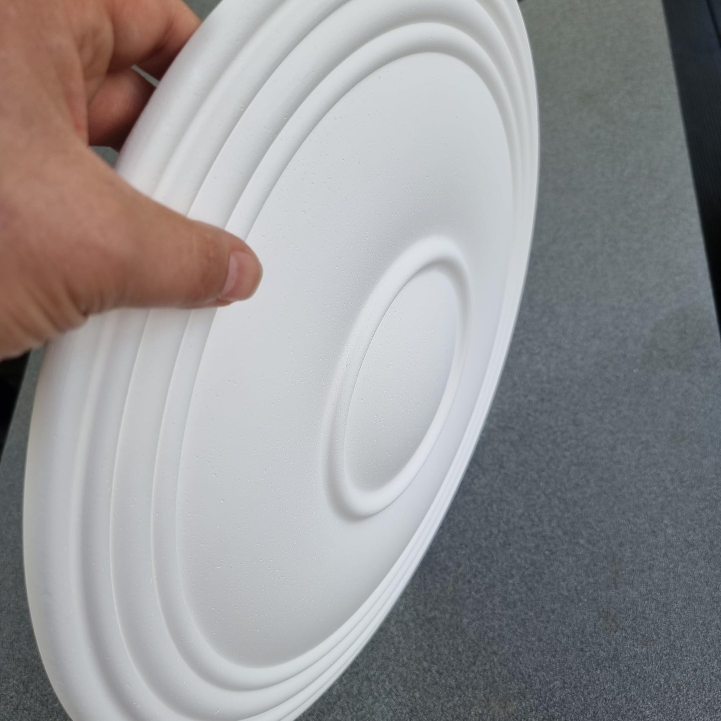 K27 Ceiling Rose Premium 42 cm Large - Classic Ceiling Medallion for Light Fittings & Chandeliers