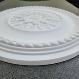 K10 Ceiling Rose Premium 41 cm Large - Floral Ceiling Medallion for Light Fittings & Chandeliers