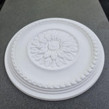 K10 Ceiling Rose Premium 41 cm Large - Floral Ceiling Medallion for Light Fittings & Chandeliers