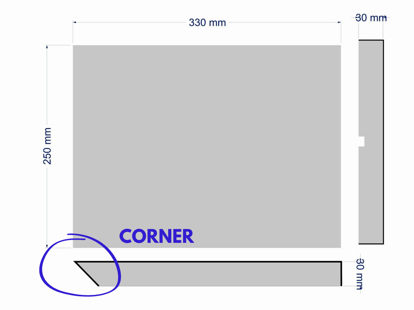 Plaster Coated Quoin Exterior Corner Model "D" Regular
