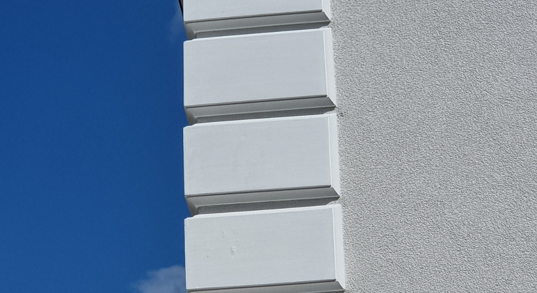 Plaster Coated Quoin Exterior Corner Model "A" XXL