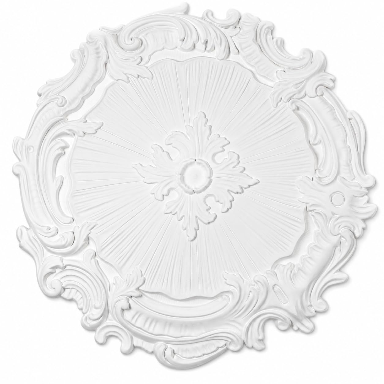 K13 Ceiling Rose Premium 43 cm Medium - Floral Ceiling Medallion for Light Fittings & Chandeliers