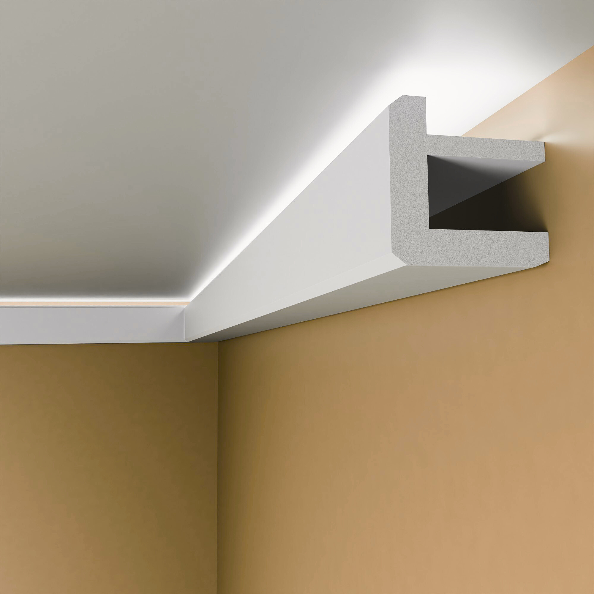 BFS19 - Lightweight XPS Uplighting Coving for LED Lights