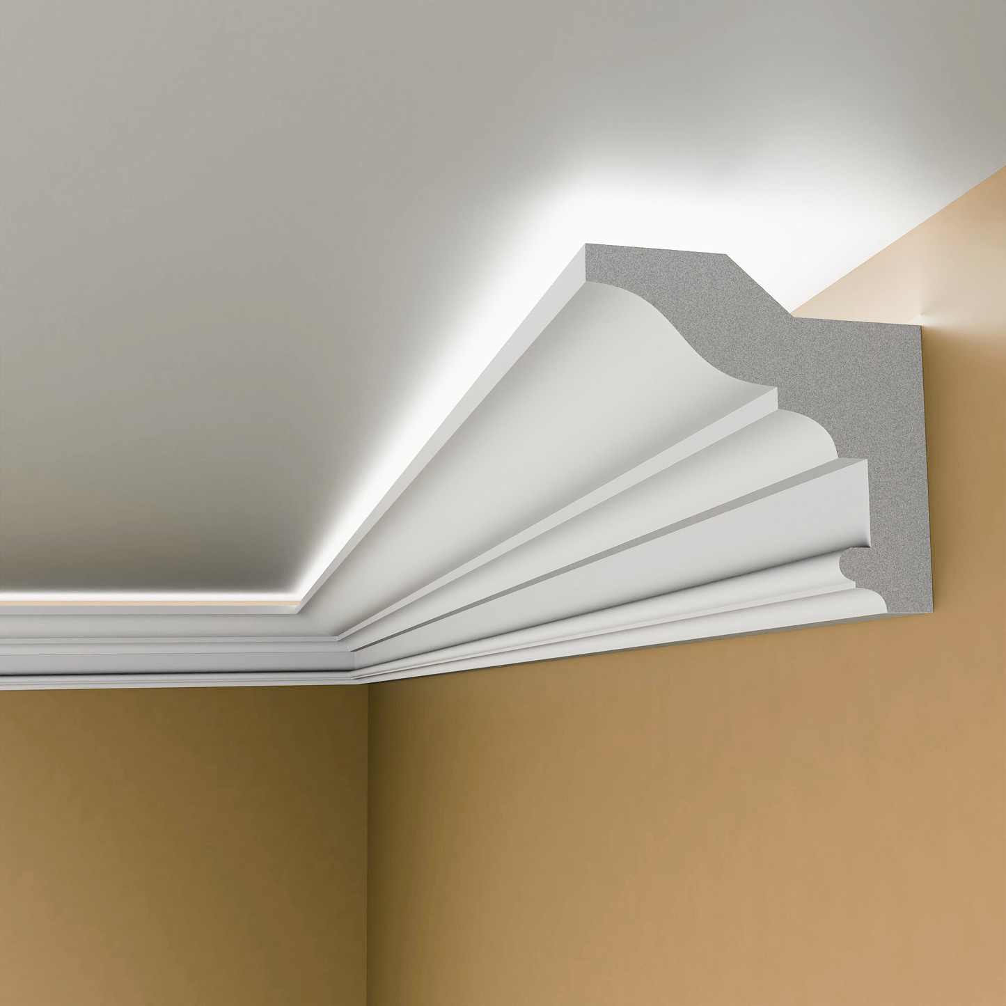 BFS5 - Lightweight XPS Uplighting Coving for LED Lights