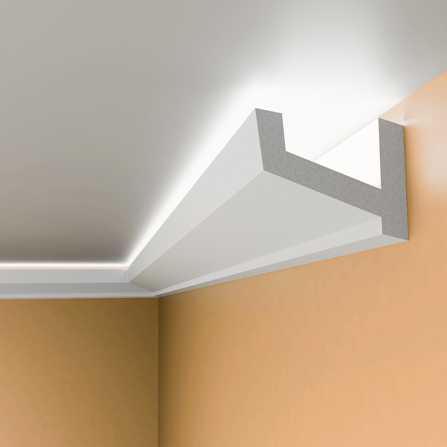 BGS2 - Lightweight XPS Uplighting Coving for LED Lights