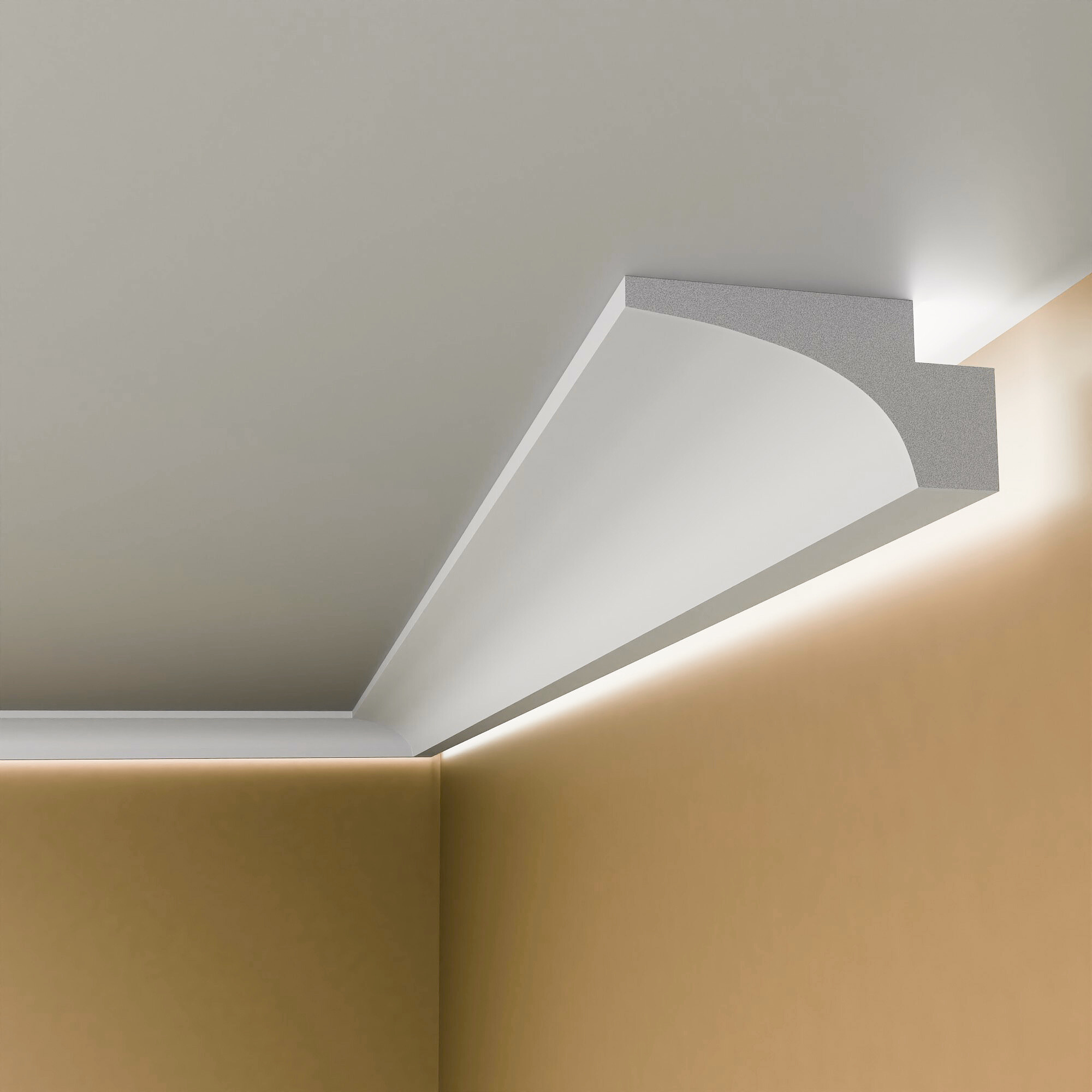 BGX1 - Lightweight XPS Sidelighting Coving for LED Lights