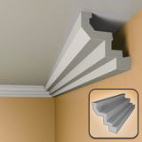 Polystyrene Coving for Wall Ceiling BSX7 Lightweight XPS