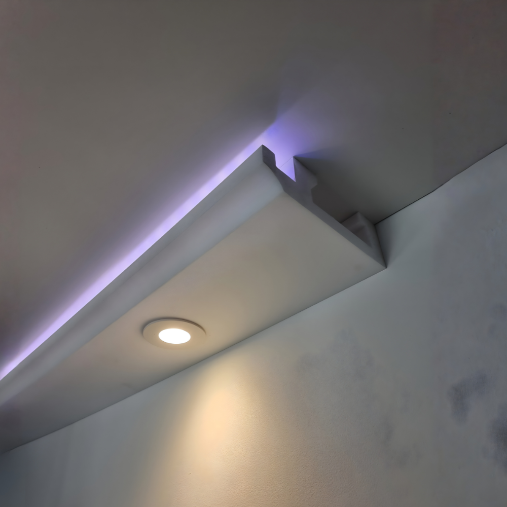 Lightweight XPS Coving for LED C4B 195mm x 70mm
