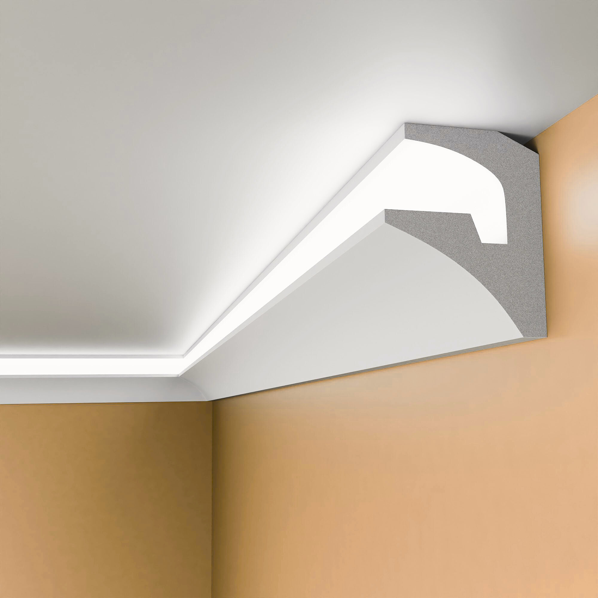 FLH1 - Lightweight XPS Sidelighting Coving for LED Lights