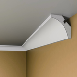 Plaster-Coated LED WallCoving  FSH4 80mm x 80mm | Premium Ceiling Cornice