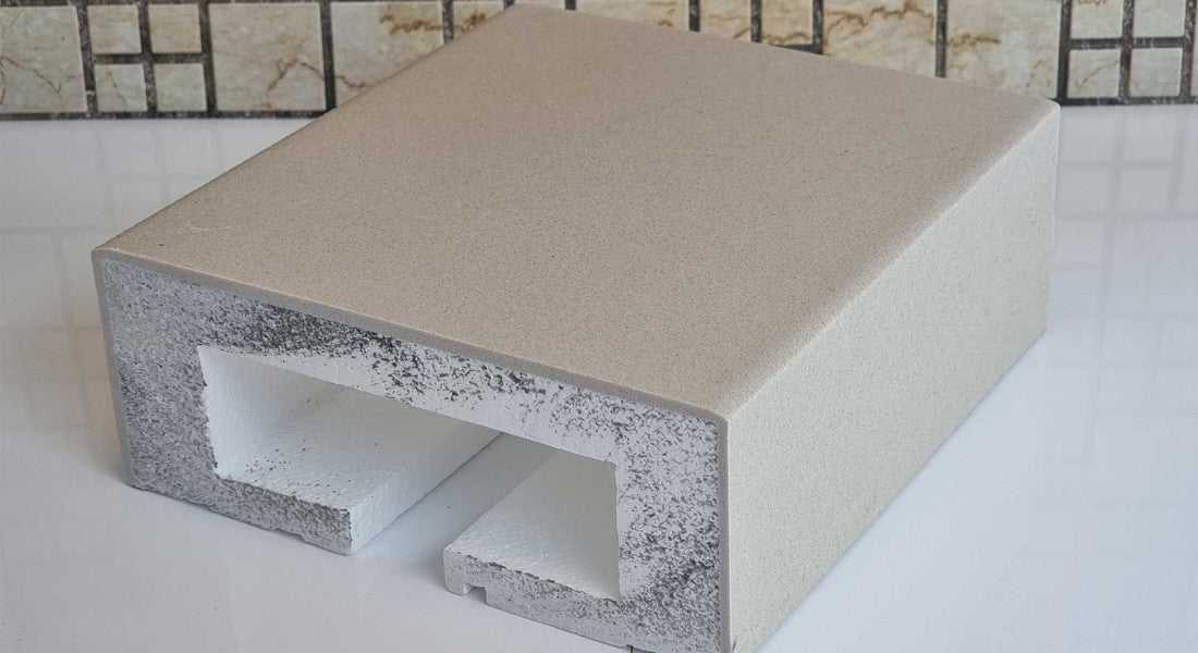 Plaster-Coated LED Downlighting Coving GU10H 200mm x 80mm | Premium Downlight Cornice