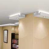 Plaster-Coated LED Downlighting Coving GU10HA 200mm x 80mm | Premium Downlight Cornice