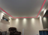 Plaster-Coated LED Downlighting Coving GU10HA 200mm x 80mm | Premium Downlight Cornice