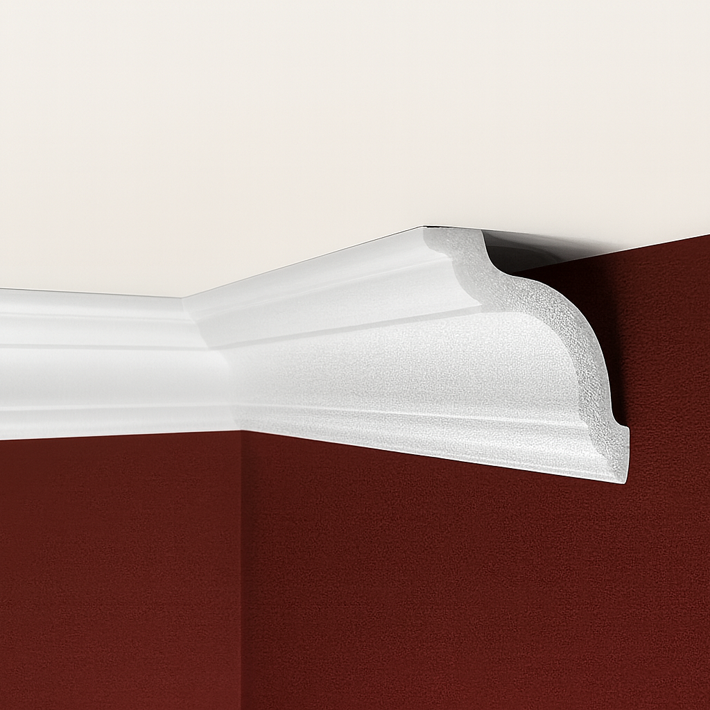 Polystyrene Coving for Wall Ceiling HL130 110x110mm Lightweight XPS