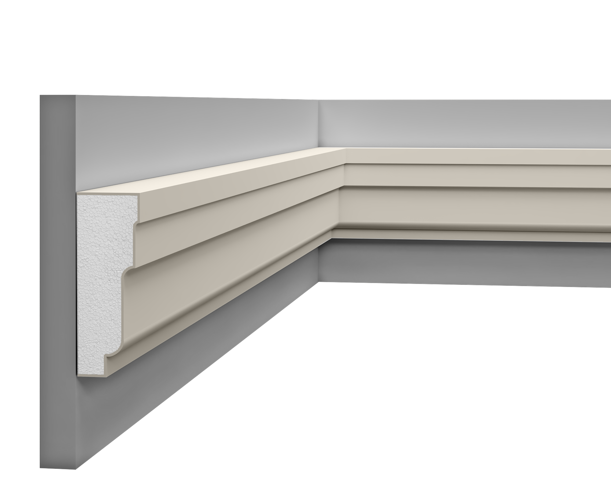 Crown Cornice LP027 160mm x 57mm