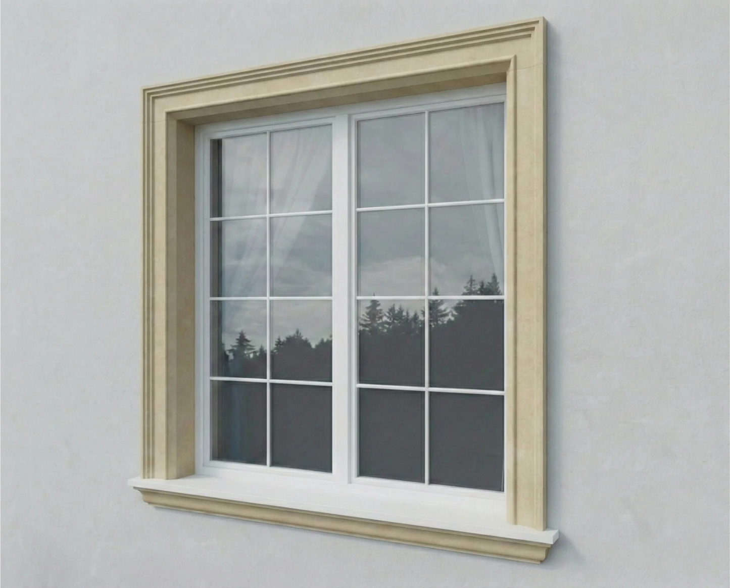 Window Frame Cornice LP002 90mm x 35mm