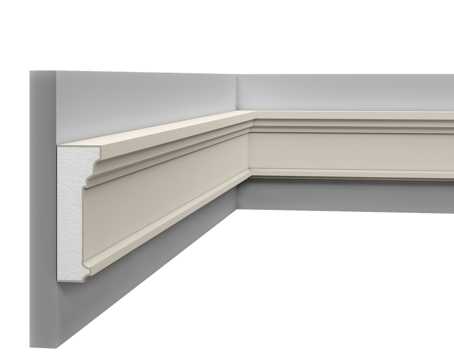 Window Frame Cornice LP044 125mm x 42mm