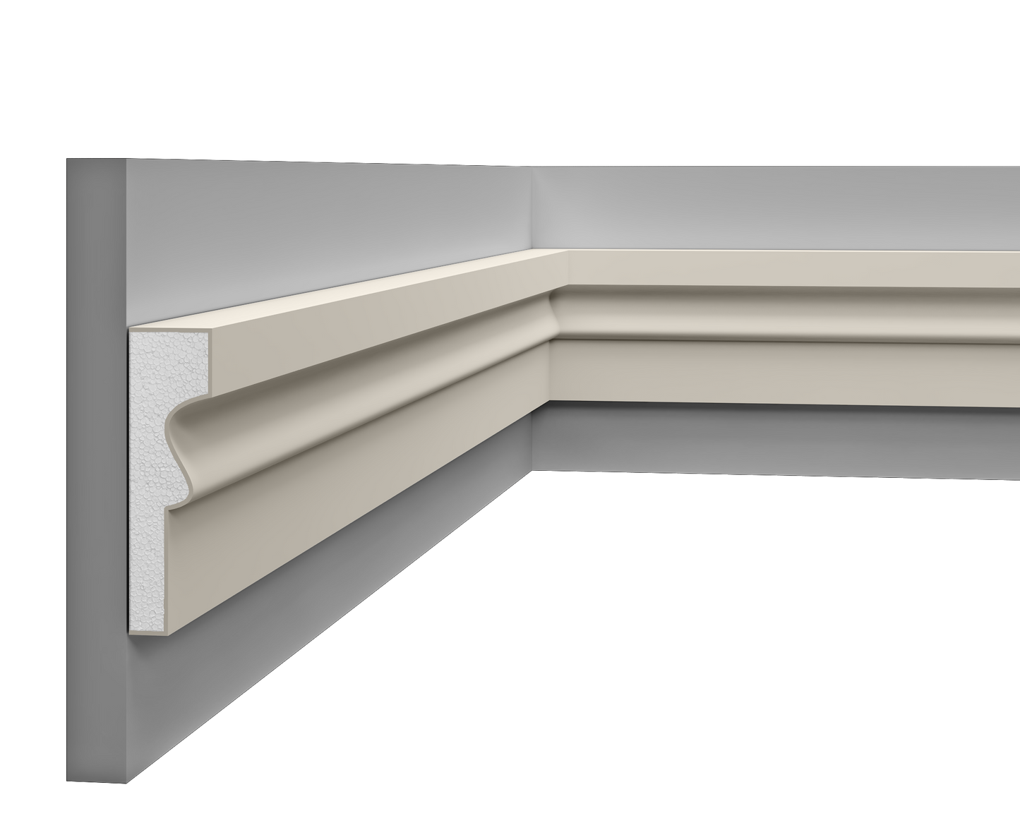 Window Frame Cornice LP047 125mm x 40mm