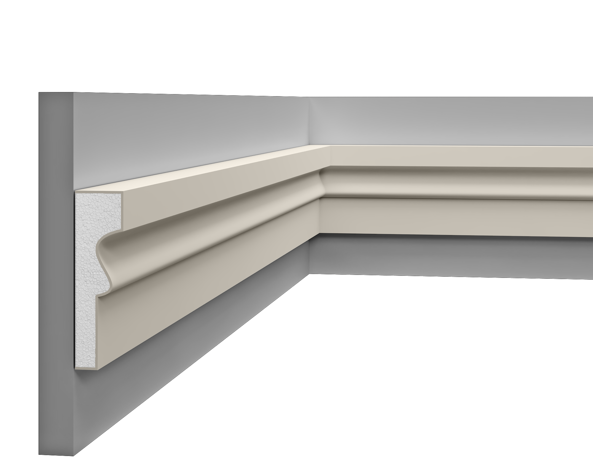 Window Frame Cornice LP047 125mm x 40mm