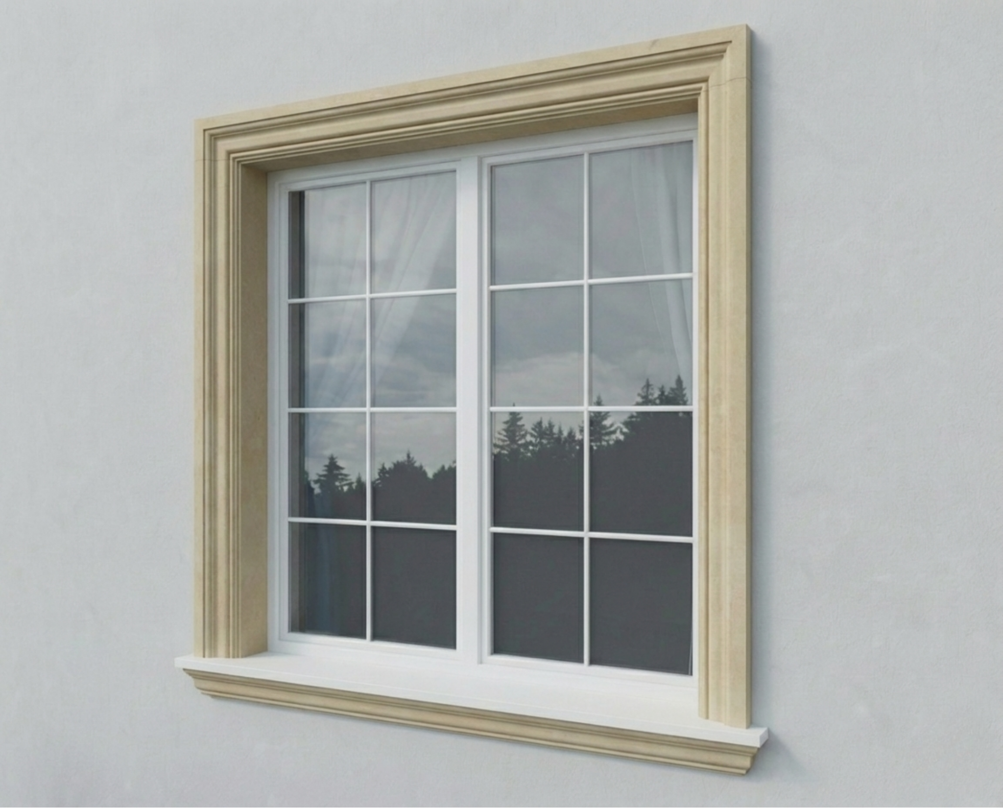 Window Frame Cornice LP024 130mm x 40mm