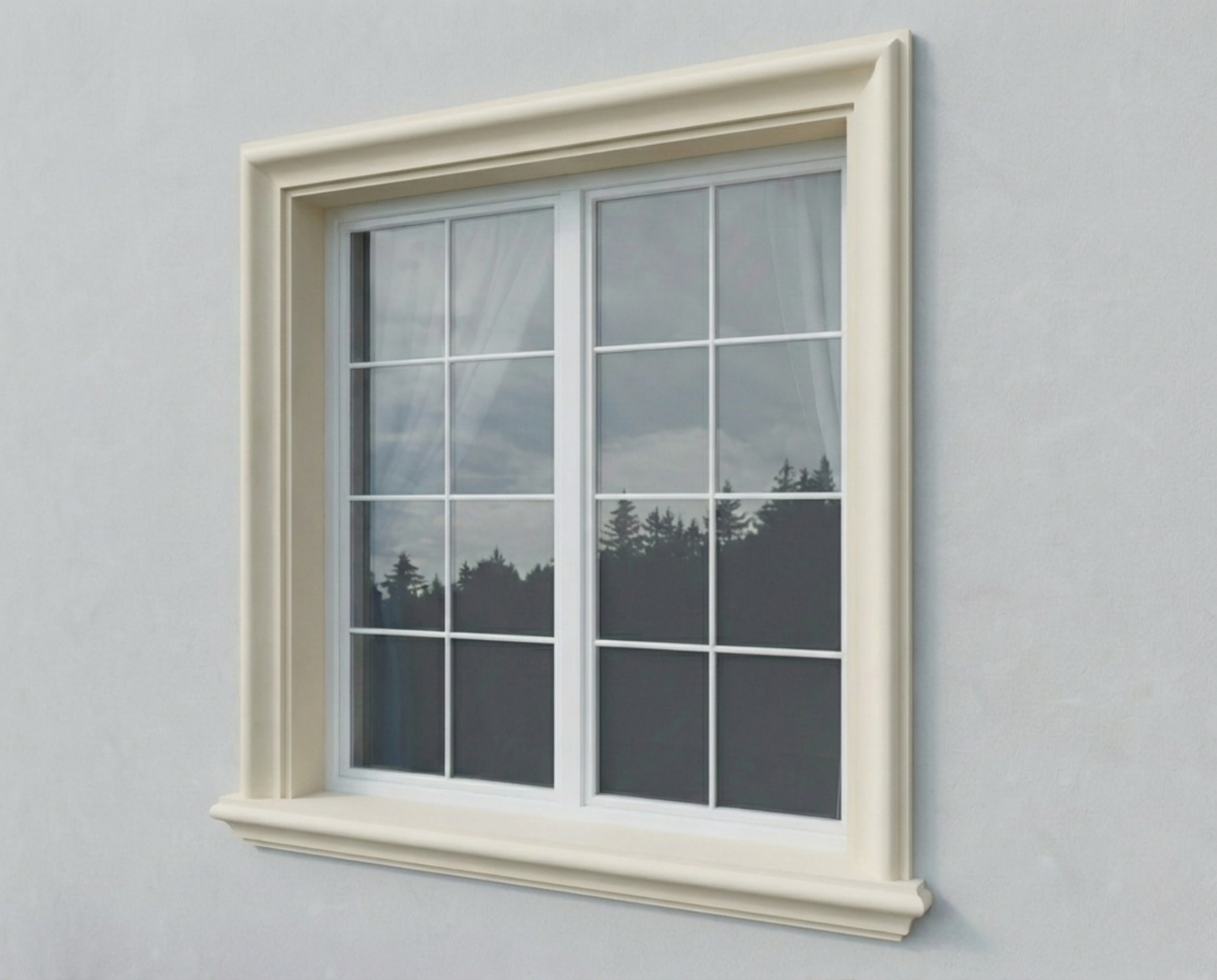 Window Frame Cornice LP006 80mm x 35mm