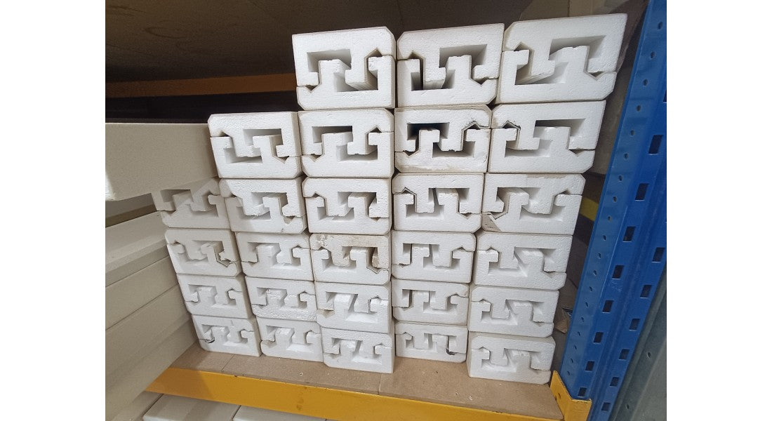 Plaster-Coated LED Downlighting Coving LU4HB 130mm x 60mm | Premium Downlight Cornice