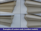Window Frame Cornice Plaster Coated EPS O-106 35mm x 125mm