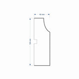 Window Frame Cornice Plaster Coated EPS O-112 30mm x 120mm